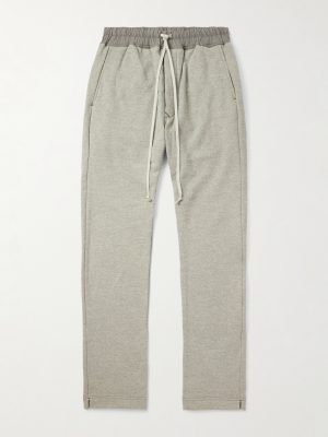 Berlin Straight-Leg Shell-Trimmed Cotton-Blend Jersey Sweatpants Berlin Straight-Leg Shell-Trimmed Cotton-Blend Jersey Sweatpants