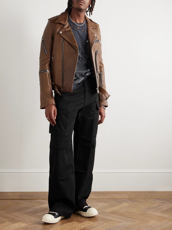 Straight-Leg Cargo Jeans - OU