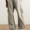Straight-Leg Cargo Jeans - BK Straight-Leg Cargo Jeans - BK