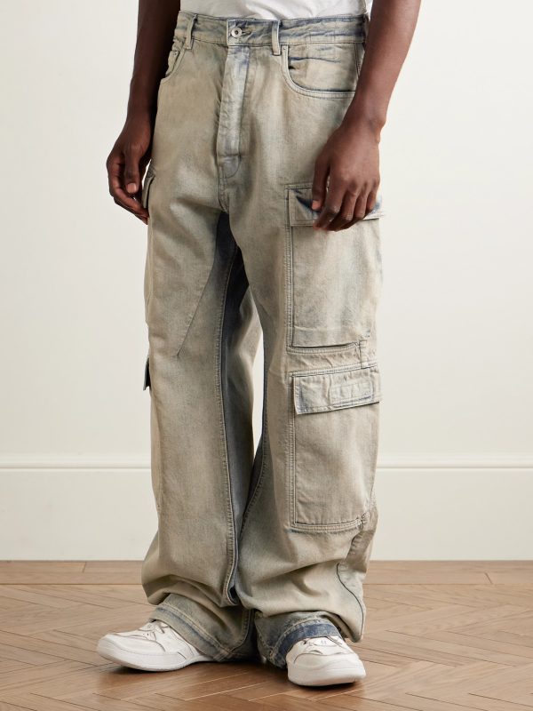 Straight-Leg Cargo Jeans - FR Straight-Leg Cargo Jeans - FR