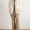 Creatch Wide-Leg Brushed Cotton-Jersey Drawstring Cargo Trousers - OU Creatch Wide-Leg Brushed Cotton-Jersey Drawstring Cargo Trousers - OU