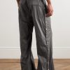 Pusher Wide-Leg Nylon-Canvas Drawstring Trousers - BK Pusher Wide-Leg Nylon-Canvas Drawstring Trousers - BK