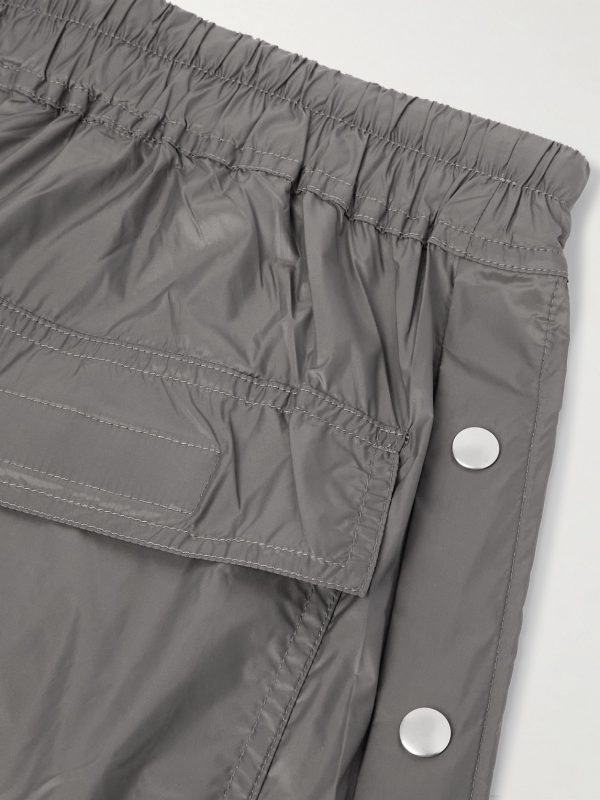 Pusher Wide-Leg Nylon-Canvas Drawstring Trousers - CU Pusher Wide-Leg Nylon-Canvas Drawstring Trousers - CU