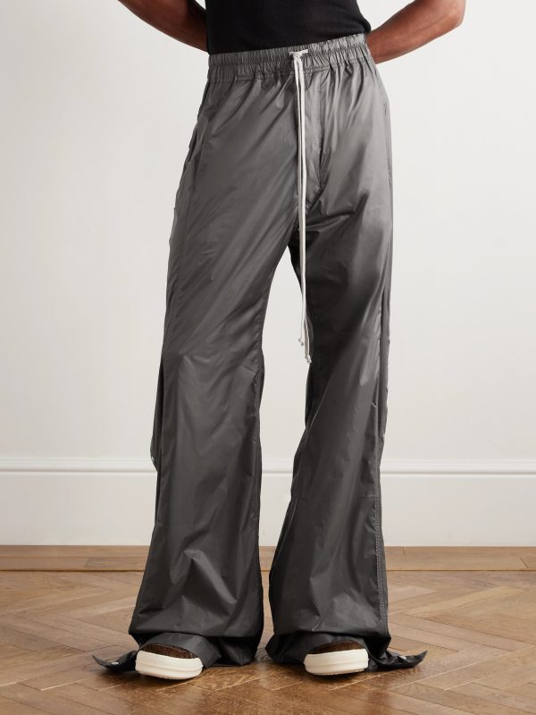 Pusher Wide-Leg Nylon-Canvas Drawstring Trousers - FR Pusher Wide-Leg Nylon-Canvas Drawstring Trousers - FR