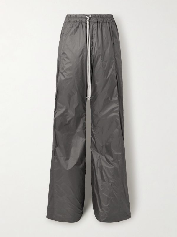 Pusher Wide-Leg Nylon-Canvas Drawstring Trousers Pusher Wide-Leg Nylon-Canvas Drawstring Trousers