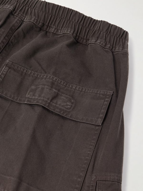 DRKSHDW Wide-Leg Cotton Drawstring Cargo Trousers - CU DRKSHDW Wide-Leg Cotton Drawstring Cargo Trousers - CU