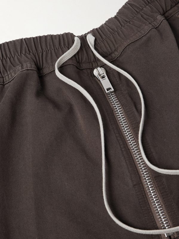 DRKSHDW Wide-Leg Cotton Drawstring Cargo Trousers - E1 DRKSHDW Wide-Leg Cotton Drawstring Cargo Trousers - E1