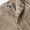 Geth Wide-Leg Brushed-Cotton Trousers - E1