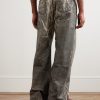 Geth Wide-Leg Foil Jeans - BK