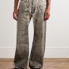 Geth Wide-Leg Foil Jeans - FR
