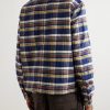 Checked Cotton-Flannel Overshirt - BK Checked Cotton-Flannel Overshirt - BK