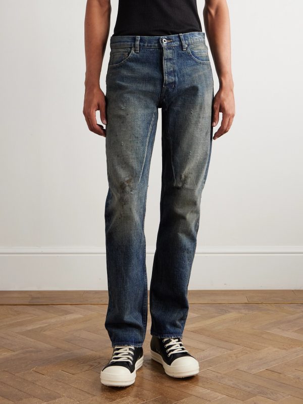 DRKSHDW Kurdt Straight-Leg Distressed Jeans - FR DRKSHDW Kurdt Straight-Leg Distressed Jeans - FR