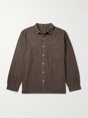Jumbo Cotton-Twill Shirt