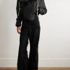 Alice Cropped Padded Nylon-Canvas Hooded Bomber Jacket - OU Alice Cropped Padded Nylon-Canvas Hooded Bomber Jacket - OU