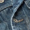 Distressed Denim Trucker Jacket - CU Distressed Denim Trucker Jacket - CU