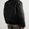 Imbottito Oversized Padded Shell Bomber Jacket - BK Imbottito Oversized Padded Shell Bomber Jacket - BK