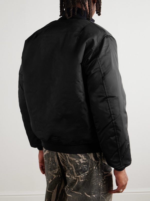 Imbottito Oversized Padded Shell Bomber Jacket - BK Imbottito Oversized Padded Shell Bomber Jacket - BK