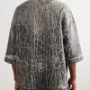 Magnum Tommy Foil-Coated Denim Shirt - BK Magnum Tommy Foil-Coated Denim Shirt - BK