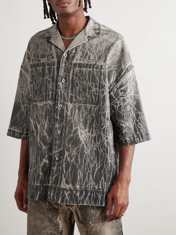 Magnum Tommy Foil-Coated Denim Shirt - FR Magnum Tommy Foil-Coated Denim Shirt - FR