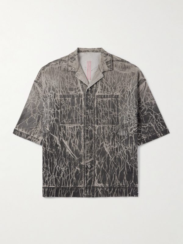 Magnum Tommy Foil-Coated Denim Shirt Magnum Tommy Foil-Coated Denim Shirt
