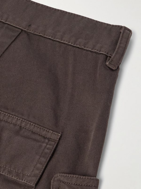 Stefan Wide-Leg Cotton-Twill Cargo Trousers - CU