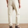 Team Dept Tapered Embroidered Printed Cotton-Jersey Sweatpants - BK
