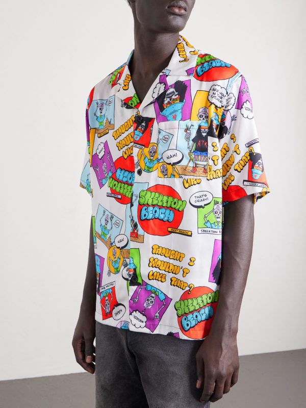 Skeleton Beach Edition Wilson Printed Twill Shirt - FR Skeleton Beach Edition Wilson Printed Twill Shirt - FR