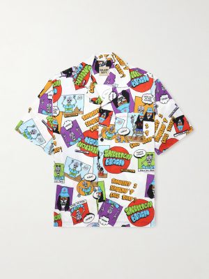Skeleton Beach Edition Wilson Printed Twill Shirt Skeleton Beach Edition Wilson Printed Twill Shirt