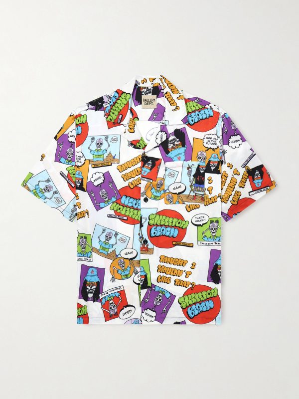 Skeleton Beach Edition Wilson Printed Twill Shirt Skeleton Beach Edition Wilson Printed Twill Shirt