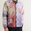 Marley Retouche Distressed Patchwork Checked Cotton-Blend Shirt - FR Marley Retouche Distressed Patchwork Checked Cotton-Blend Shirt - FR