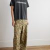 Paparazzi Crystal-Embellished Glittered Printed Cotton-Jersey T-Shirt - OU
