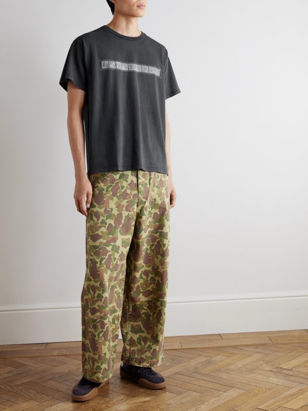 Paparazzi Crystal-Embellished Glittered Printed Cotton-Jersey T-Shirt - OU