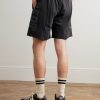 Dept Fitness Straight-Leg Printed Cotton-Jersey Shorts - BK