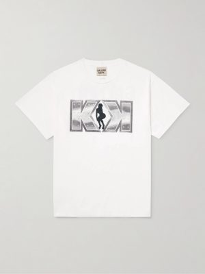 Funky Ass Records Glittered Printed Cotton-Jersey T-Shirt