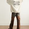 Studio Oversized Logo-Print Embroidered Cotton-Jersey Hoodie - OU Studio Oversized Logo-Print Embroidered Cotton-Jersey Hoodie - OU