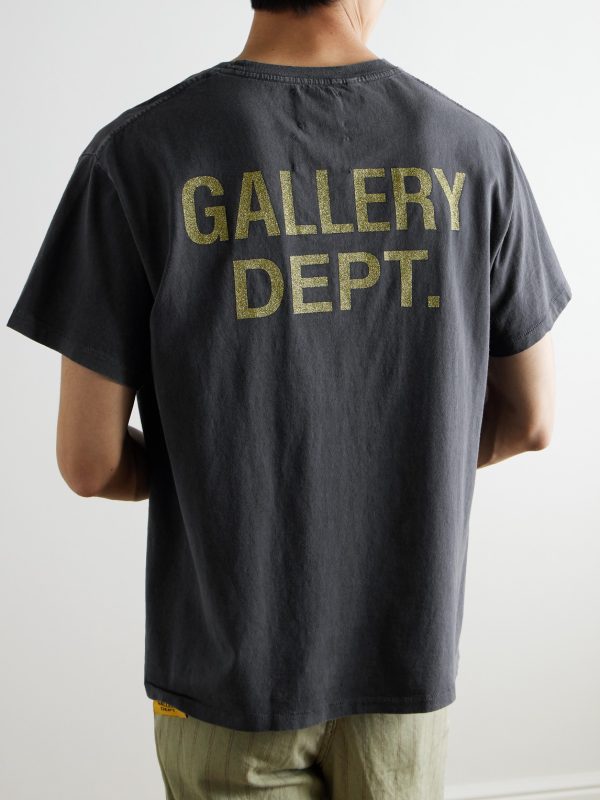 See No Evil Glittered Printed Cotton-Jersey T-Shirt - BK See No Evil Glittered Printed Cotton-Jersey T-Shirt - BK