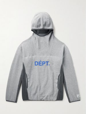 Trail Logo-Print Fleece Hoodie Trail Logo-Print Fleece Hoodie