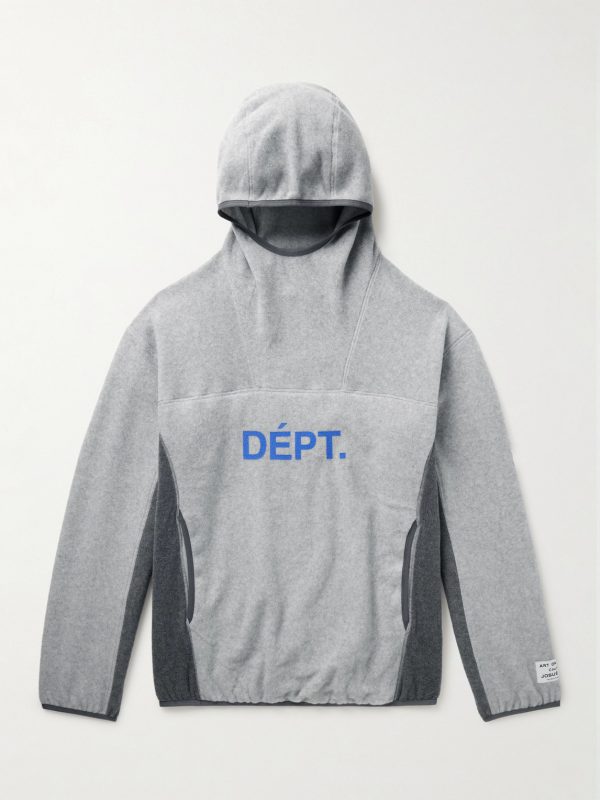 Trail Logo-Print Fleece Hoodie Trail Logo-Print Fleece Hoodie