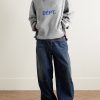 Trail Logo-Print Fleece Hoodie - OU Trail Logo-Print Fleece Hoodie - OU