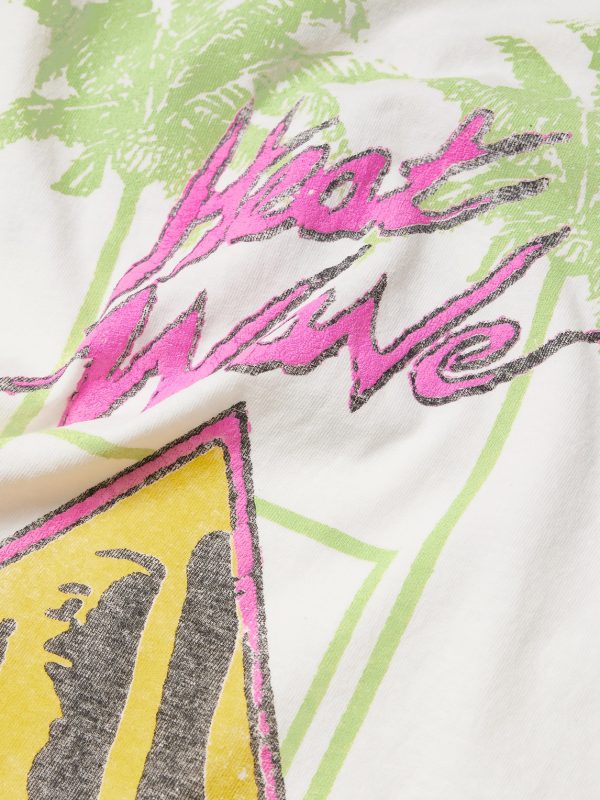 + Doc Johnson Heat Wave Glittered Printed Cotton-Jersey T-Shirt - CU + Doc Johnson Heat Wave Glittered Printed Cotton-Jersey T-Shirt - CU