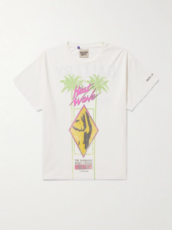 + Doc Johnson Heat Wave Glittered Printed Cotton-Jersey T-Shirt + Doc Johnson Heat Wave Glittered Printed Cotton-Jersey T-Shirt
