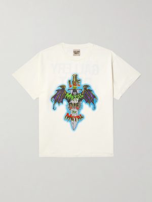 Live For Metal Glittered Printed Cotton-Jersey T-Shirt Live For Metal Glittered Printed Cotton-Jersey T-Shirt
