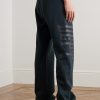 Post Workout Logo-Print Wide-Leg Cotton-Jersey Sweatpants - BK