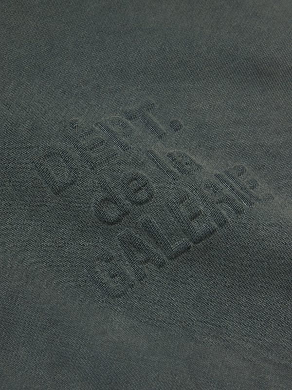 Oversized Logo-Debossed Cotton-Jersey Hoodie - E1 Oversized Logo-Debossed Cotton-Jersey Hoodie - E1