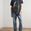 Big Reaper Glittered Printed Cotton-Jersey T-Shirt - OU Big Reaper Glittered Printed Cotton-Jersey T-Shirt - OU