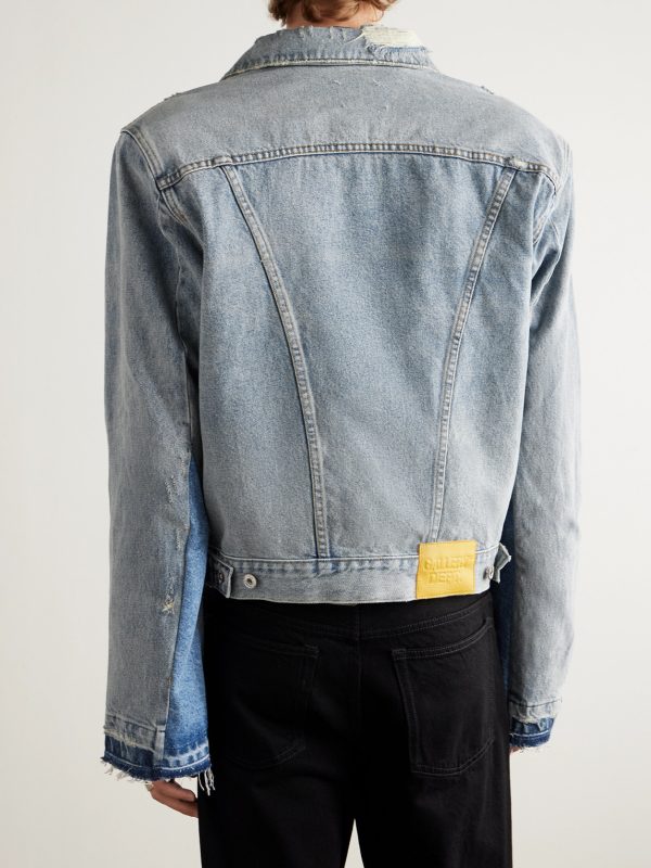 Ford Panelled Denim Trucker Jacket - BK Ford Panelled Denim Trucker Jacket - BK