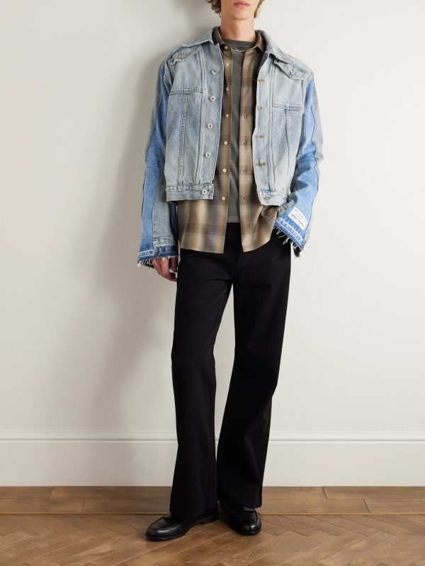 Ford Panelled Denim Trucker Jacket - OU Ford Panelled Denim Trucker Jacket - OU