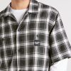 Playground Logo-Appliquéd Checked Wool and Cotton-Blend Shirt - CU