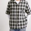 Playground Logo-Appliquéd Checked Wool and Cotton-Blend Shirt - FR