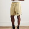 Venice Court Wide-Leg Logo-Print Webbing-Trimmed Mesh Shorts - FR Venice Court Wide-Leg Logo-Print Webbing-Trimmed Mesh Shorts - FR